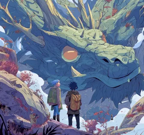 科幻漫画《星际残响》封面